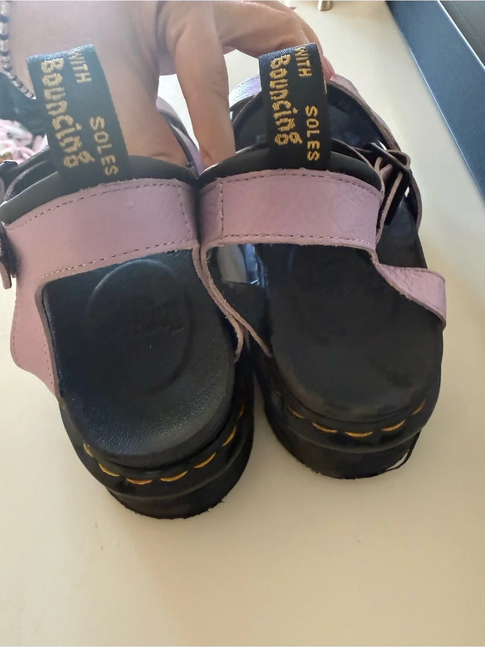 Dr. Martens Blaire Sandals in Lilac